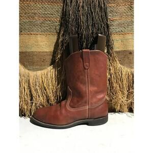 Unknown Vintage Brown Mens Western Boots US Men Size 13